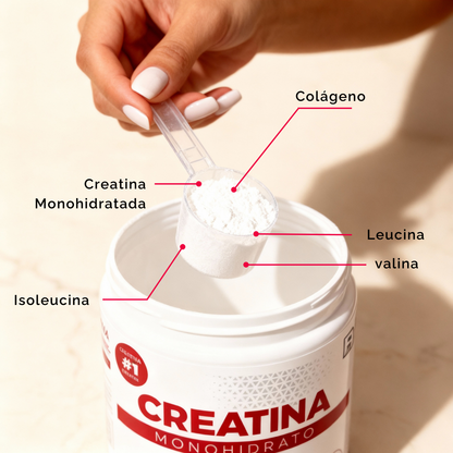 Creatina Para Mujeres | Glúteos Firmes +Fuerza +Piel jóven