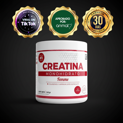 Creatina Para Mujeres | Glúteos Firmes +Fuerza +Piel jóven