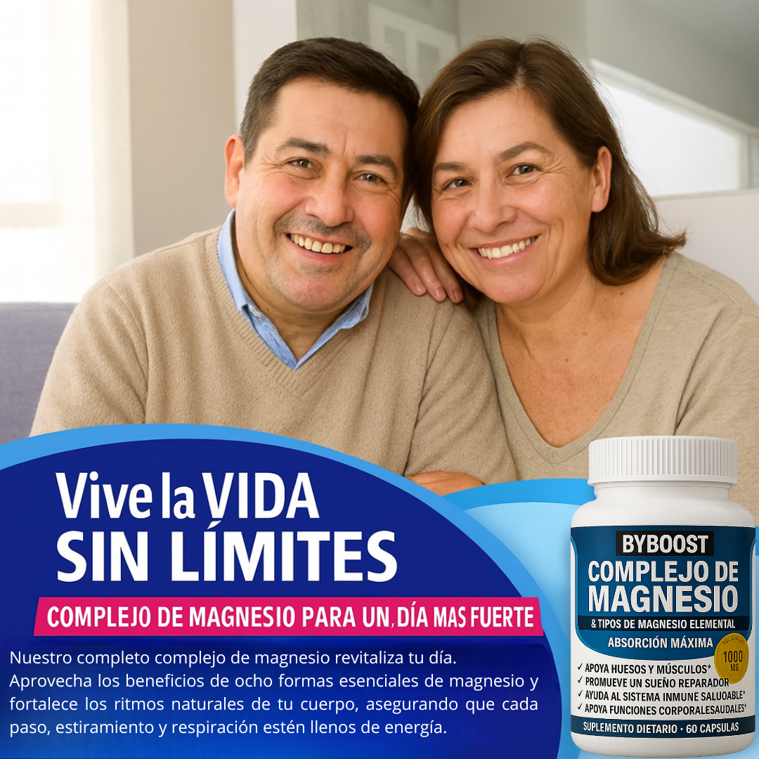 Complejo de Magnesio Premium ByBoost® Vital