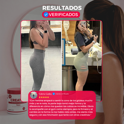 Creatina Para Mujeres | Glúteos Firmes +Fuerza +Piel jóven