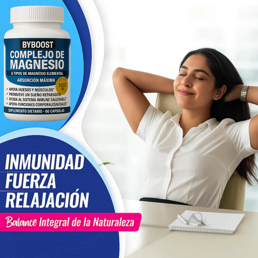 Complejo de Magnesio Premium ByBoost® Vital